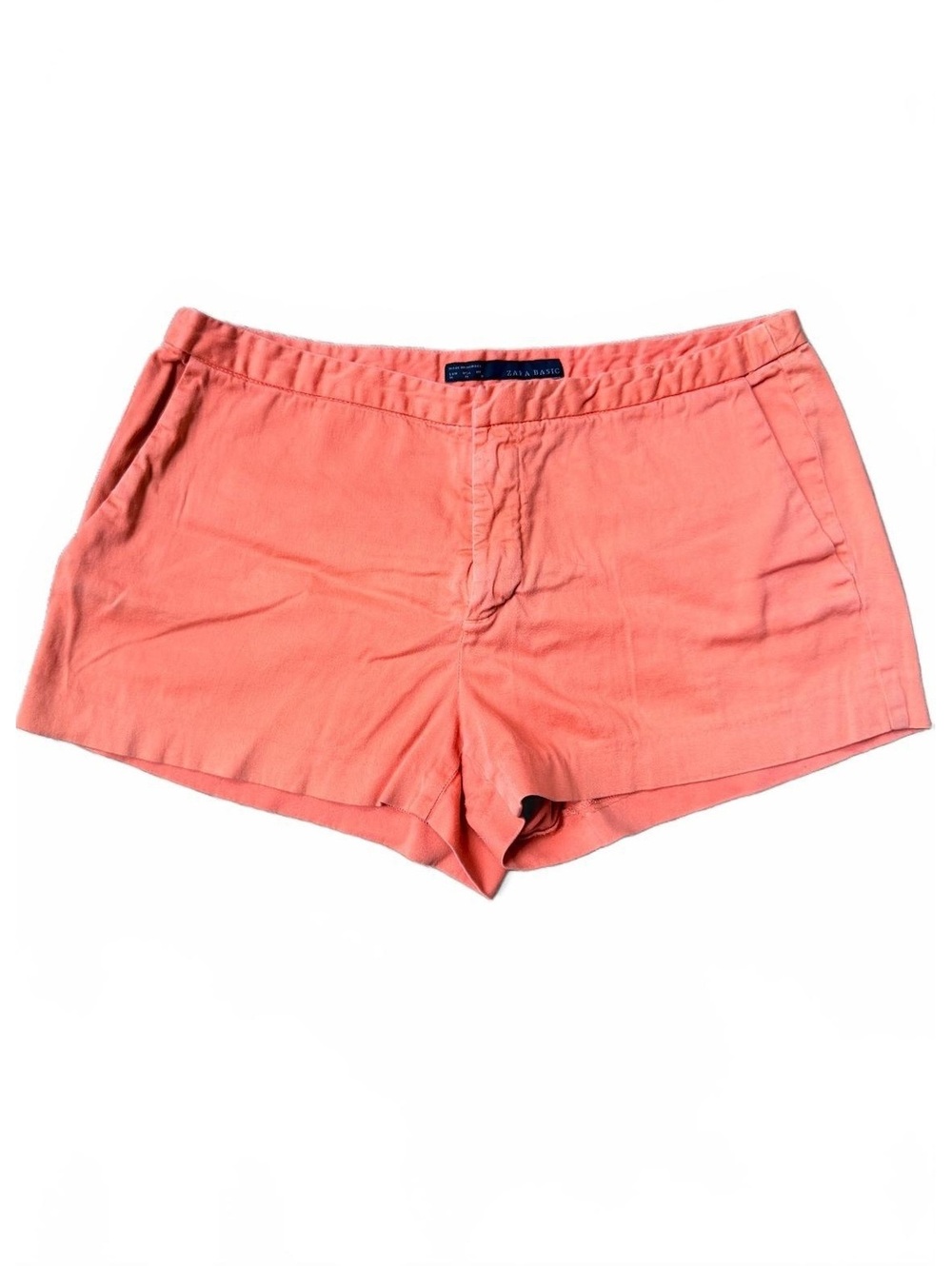 Zara Basic Coral Low Rise Shorts Y2K Size Medium